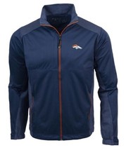 Antigua Revolve NFL Denver Broncos Navy Blue Full Zip Jacket Adult S NWT - £22.94 GBP