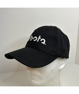 Kubota Tractor Black Adjustable Baseball Cap Hat K-Products One Size VGC - $14.13