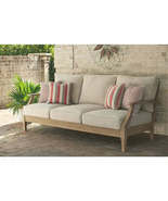 Outdoor Sofa,Clare View Coastal Outdoor Patio Eucalyptus Sofa with Cushi... - $1,085.63+