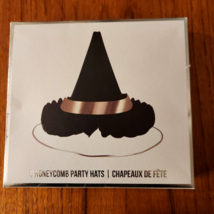 NIB SEALED SET 6 MERI MERI HONEYCOMB HALLOWEEN WITCH HATS - $8.86