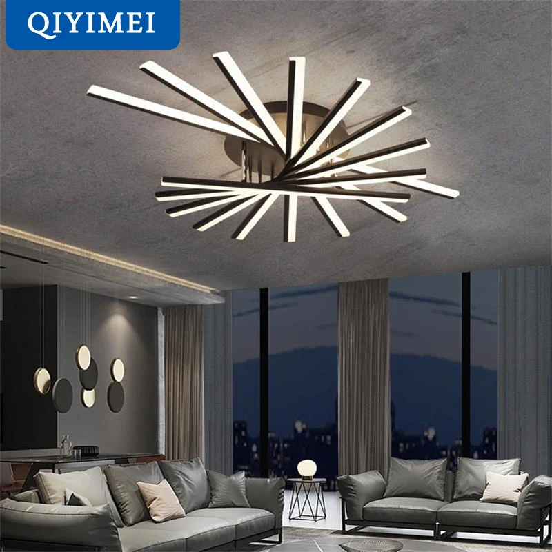 Modern LED Chandeliers Indoor Lighting For Study Living Room Bedroom Lamps - $107.51+