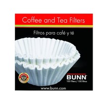 Coffee Filters, 10/12-Cup Size, 100 Filters/Pack,White - £11.00 GBP