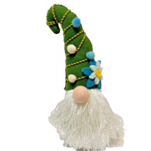 Vintage Holiday Spring Easter Yarn Faceless Gnome Seasonal Decoration Figure 11&quot; - £10.07 GBP