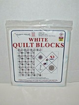 Jack Dempsey Needle Art White Quilt Blocks Item 732 Pattern 295 Nautical New (w) - $21.77