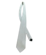 Men&#39;s New Silk Neck Tie, Classic, White Black design by Dicapri - £7.78 GBP
