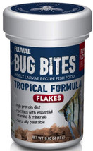 [Pack of 4] Fluval Bug Bites Insect Larvae Tropical Fish Flake 0.63 oz - £26.92 GBP