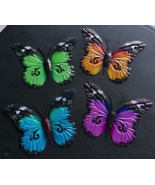 Sunny Barrel Set of 4 Classic Butterfly Metal Wall Art. Indoor or Outdoo... - $23.79