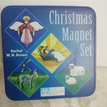 Christmas Magnet Set That Patch Place 2007 By Rachel Bowman 1&quot;3/4 - £8.36 GBP