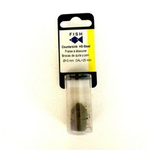 Fish Countersink HS-Steel 0=3mm OAL=25mm - £6.73 GBP