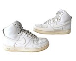 White Air Force 1 High Tops Men’s Size 10.5 Triple White Sneaker No Strap  - $37.05