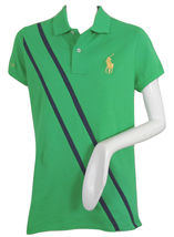 NEW Polo Ralph Lauren Womens Sash Stripe Polo Shirt!  3 Colors  Big Gold... - £45.42 GBP