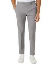 Michael Kors Mens Modern-Fit Stretch Solid Suit Pants - £43.47 GBP