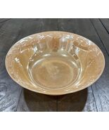 Fire King Peach Luster Ware Laurel Leaf Serving Bowl 8” Vegetable - $20.71 CAD