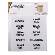 Appetito Clear Pantry Labels (Pack of 60) - $17.47
