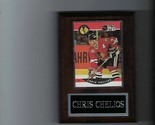 CHRIS CHELIOS PLAQUE CHICAGO BLACKHAWKS HOCKEY NHL   C - £0.00 GBP