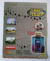 Turret Tower Arcade FLYER Original Video Game Art Print Promo Sheet 2000 - £19.47 GBP