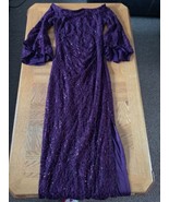 Ralph Lauren Womens Purple Dress Size 8-Brand New-SHIPS N 24 HOURS - $186.99