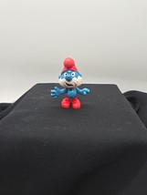 vintage papa smurf 1969 PEYO figurine 2” PVC - $14.55