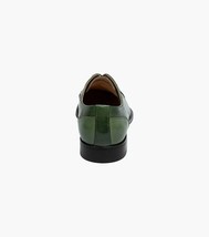 Stacy Adams Palmento Modified CapToe Oxford Dress Shoes Green Multi 25740-340 image 2