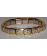 GOLD DOLPHINS 9mm Italian Charms Starter Bracelet 18 Links - £11.84 GBP