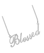 925 Sterling Sliver Custom Name Necklace Personalized - £86.52 GBP