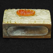 Chinese Republic Period Carved Carnelian and Hardstone Matchbox Holder - £87.92 GBP