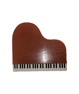 Baby Grand Piano for Dollhouse Brown Painted Wooden  - 3.5 &quot;H x 5 &quot;W x 4... - $18.44 CAD