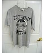EZ Tennis EST 1987 Gainesville Florida Gray T Shirt Mens Large 90% Cotton - $161.64 MXN