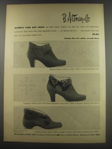 1956 B. Altman &amp; Co. Ad - British Brevitts Shoes:Encore, Voyageur, Arcadia - £14.90 GBP