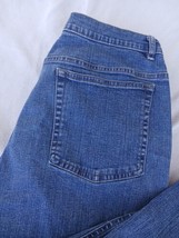 Falls Creek Straight Jeans Womens Size 16W Short 35x27.5 Medium Wash Hig... - £11.89 GBP