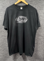 Raising Cane&#39;s T-Shirt Mens XL Black Chicken Fingers Classic Logo Employ... - $23.95