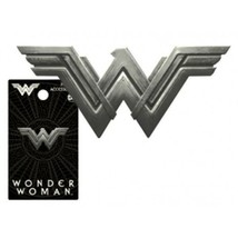 DC Comics Wonder Woman Movie Grey Pewter Metal NEW WW Logo Lapel Pin NEW... - £5.50 GBP