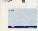 NAC Air Mail Stationery &amp; Envelope Norwegian American Cruises  - £22.15 GBP