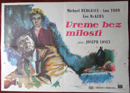 1957 Original Movie Poster UK Time Without Pity Joseph Losey Redgrave Todd - £52.81 GBP