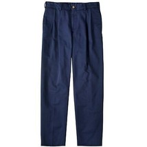 NWT Mens Size 31 Bills Khakis M2P Navy Blue Pleat Front Chino Pants - £49.91 GBP