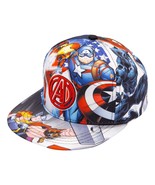 Marvel Avengers, Captain America, Hulk, Ironman Flat Brim Baseball Cap H... - £26.74 GBP