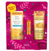 Burt&#39;s Bees Honey Pot Holiday Gift Set, Honey Skincare Products 3.0ea - £40.10 GBP