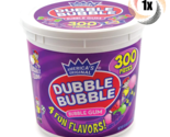 1x Tub Dubble Bubble Assorted Flavor Chewing Bubble Gum | 300 Pieces | 4... - £21.74 GBP