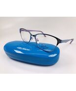 NEW Taylor Eyes Blue &amp; Lilac KAYLA Eyeglasses 52mm with Case - $49.45