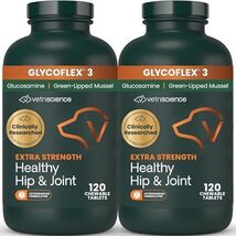 VetriScience Glycoflex 3 Clinically Proven Hip and Joint Supplement for ... - $134.85
