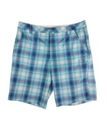 PUMA Men&#39;s 36x11 Blue Plaid Golf Chino Shorts Dry Cell Performance Hybri... - $31.54 CAD