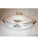 Vintage Salem China Porcelain Oval Casserole Dish With Lid  - $7.99