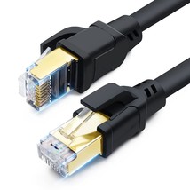 Cat 8 Ethernet Cable 10Ft, High Speed 40Gbps 2000Mhz Indoor &amp; Outdoor Network In - £11.74 GBP