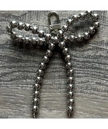 Beaded Bow Purse Charm Chrome - €12,85 EUR