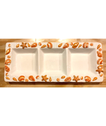 Seaside by Ambiance Collections Seashell Sectioned Platter 7&quot; x 17&quot; Coastal - $14.80
