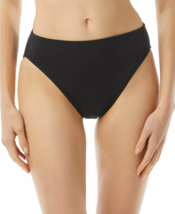MICHAEL KORS Bikini Swim Bottoms High Leg Black Size Medium $58 - NWT - £21.25 GBP