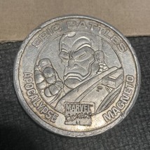 1995 MARVEL COMICS EPIC BATTLES APOCALYSE MAGNETO MEDALLION - £1.57 GBP