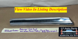 65 Buick Riviera RIGHT SIDE TOP FRONT DOOR UNDER VENT WINDOW REVEAL MOLD... - $29.69