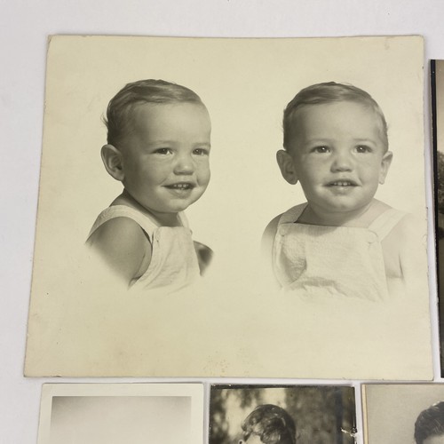 Vintage  Photos Lot of 5 American Family  1950s Photos Pictures Assorted B & W Item image 2