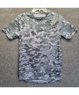 Under Armour T Shirt Men&#39;s Sz XS Gray Camouflage Active Work Out Gym - £13.90 GBP